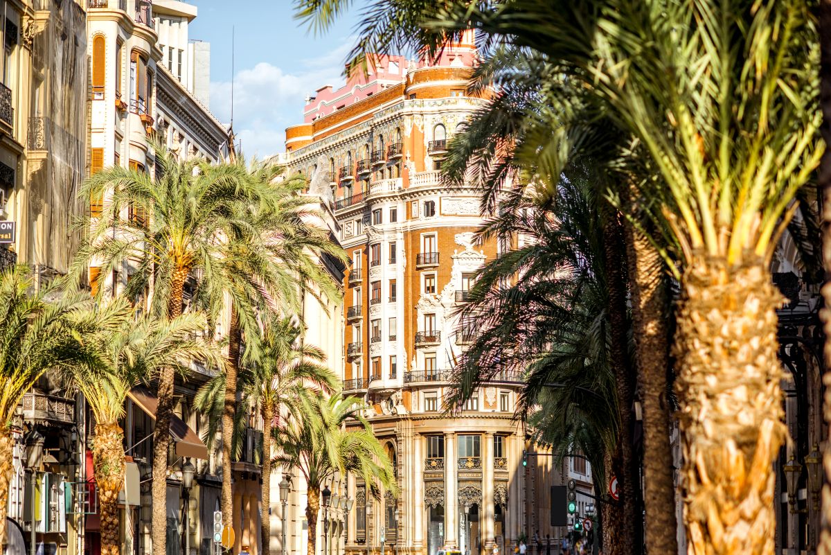 Playa Málaga Inn historic facade